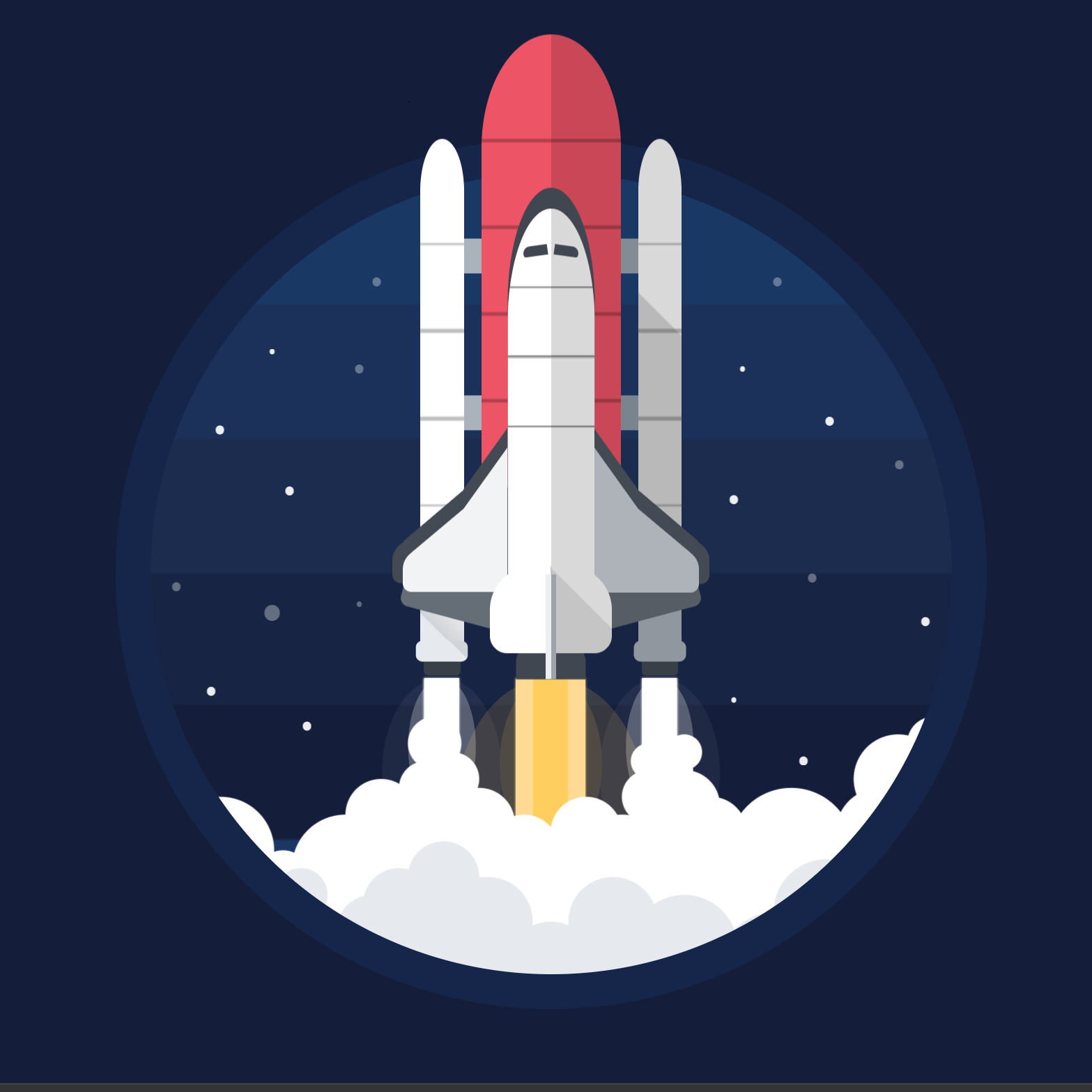 CSS Space Shuttle Wallpaper Engine