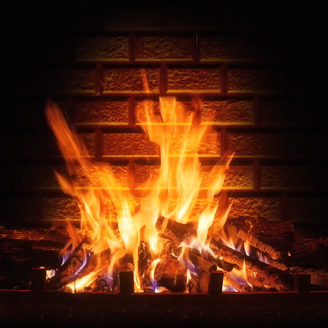 4K Relaxing Fireplace