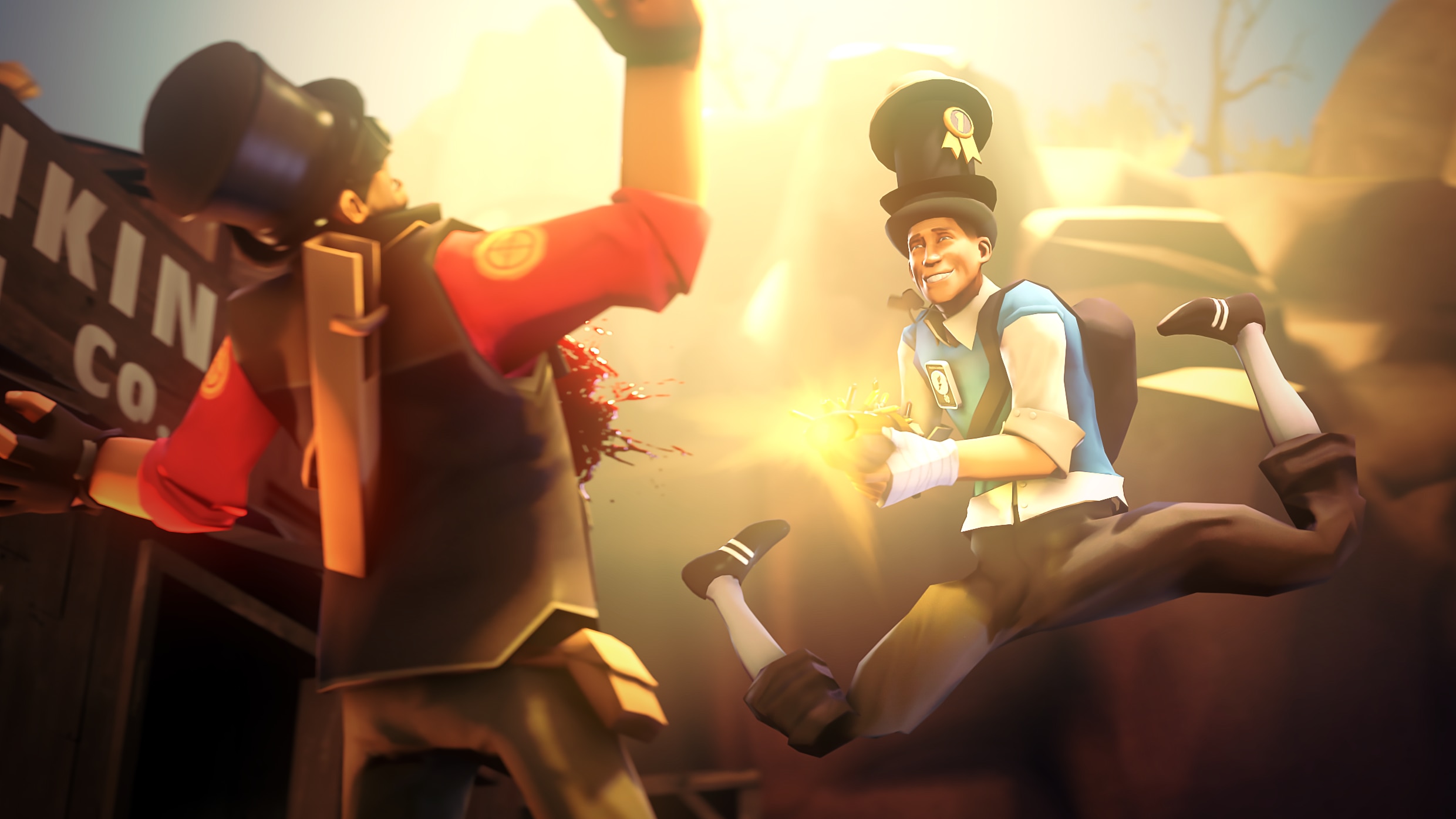2Fort Timepiece! TF2 + a Hat in Time crossover SFM piece