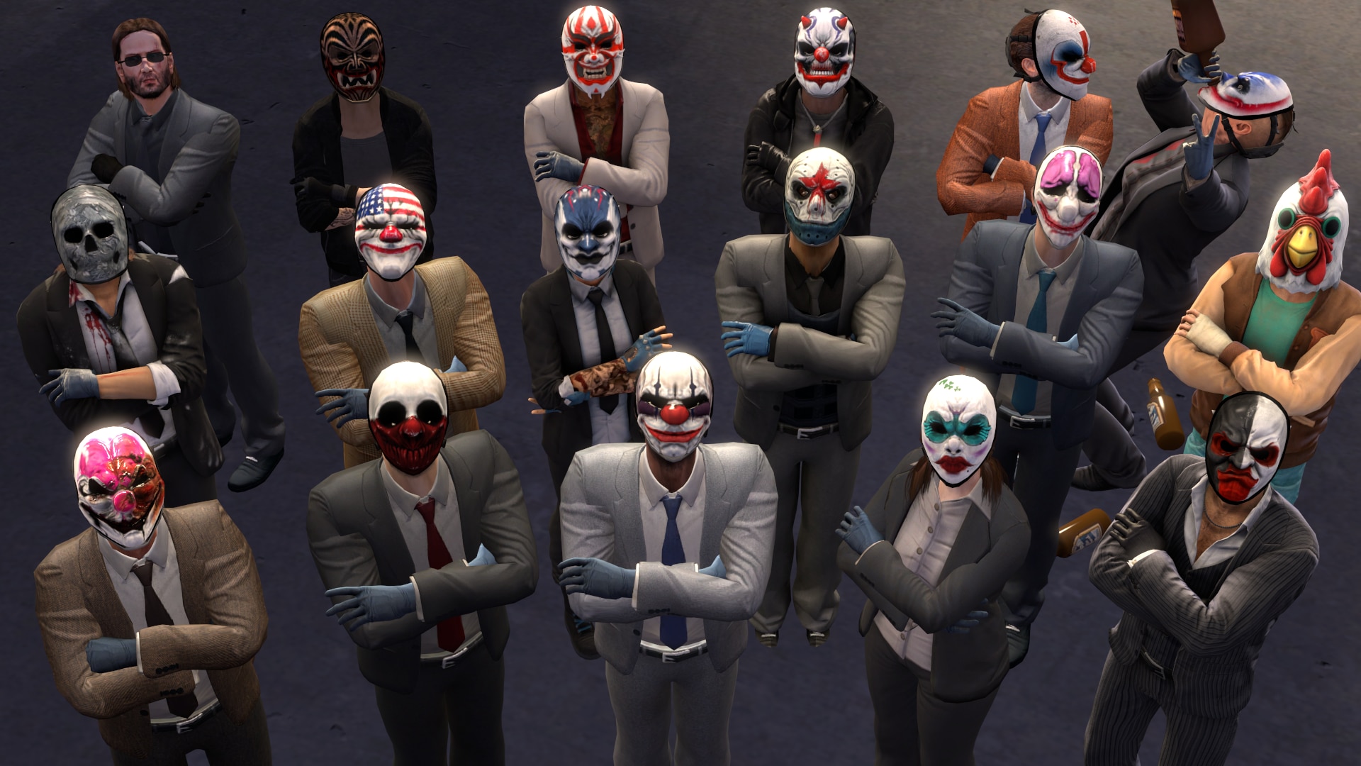 Payday 2 masks pack фото 97