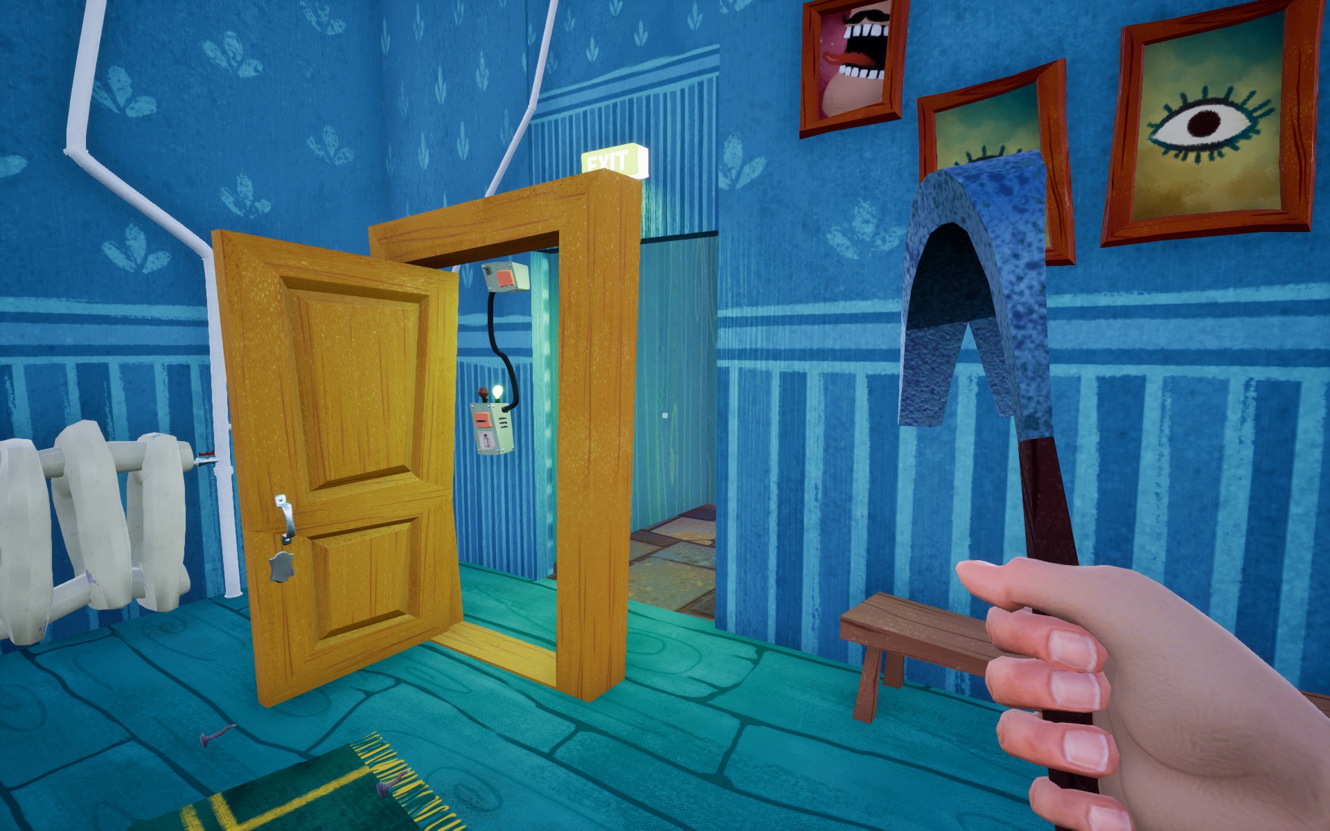 hello neighbor alpha 2 how to get the gun