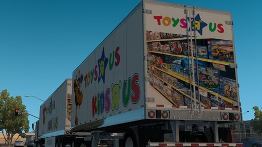 Toys R Us store and truck incomplete