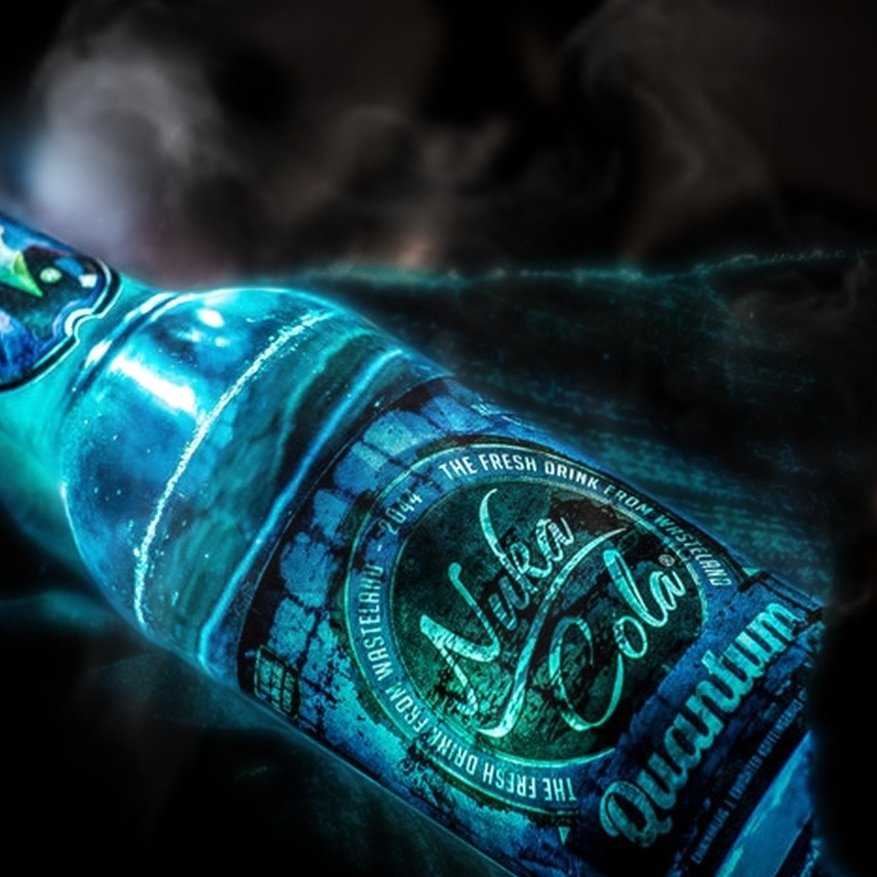Fallout Nuka Cola Quantum with smoke | 1080P