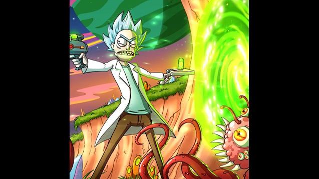 Steam Workshop::Rick and Morty Portal Animated Wallpaper