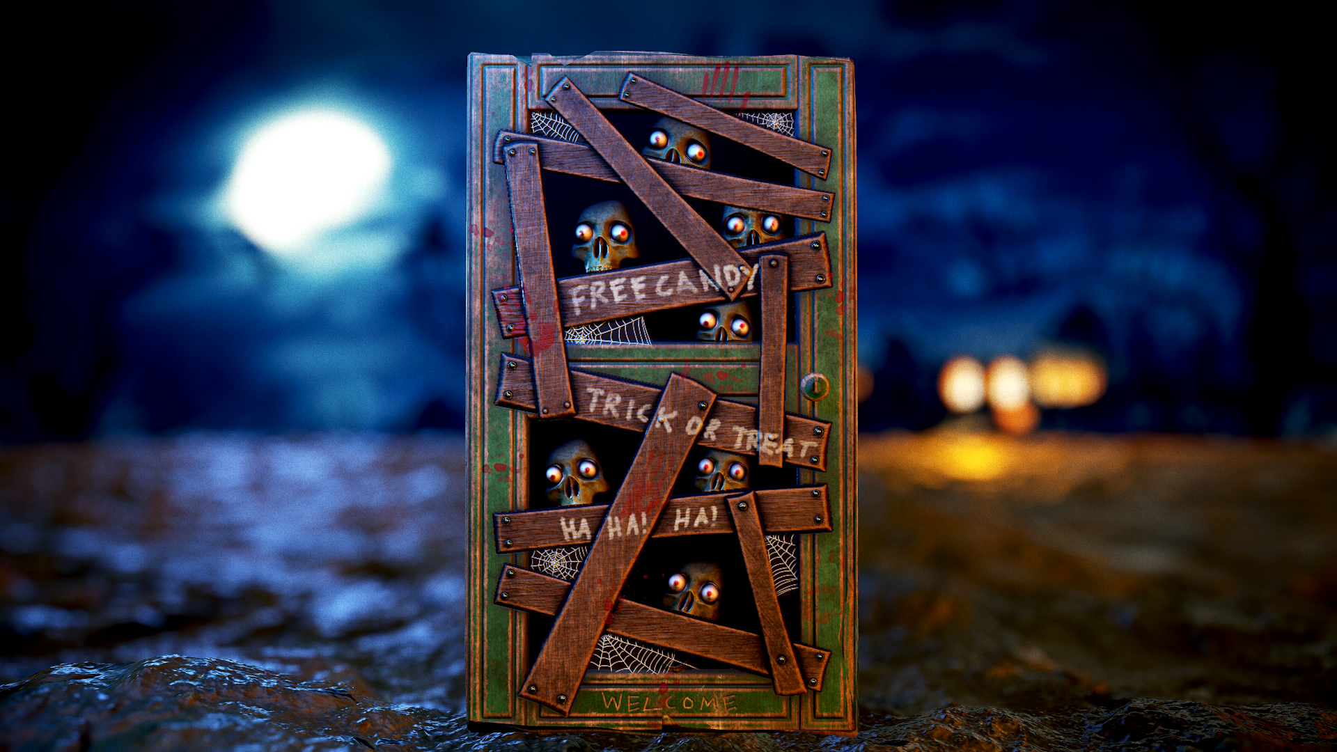 Trick Or Treat Door