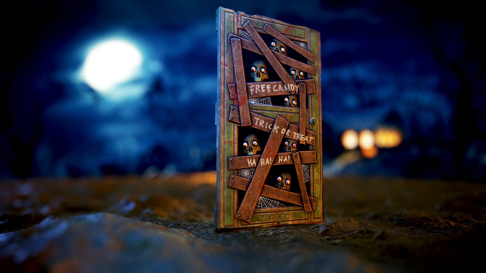 Trick Or Treat Door