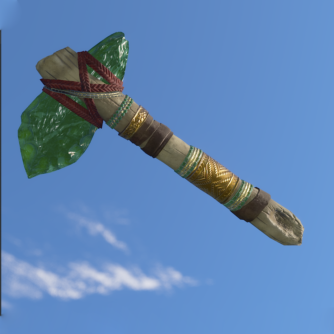Aztec Jade Hachet thumbnail 3
