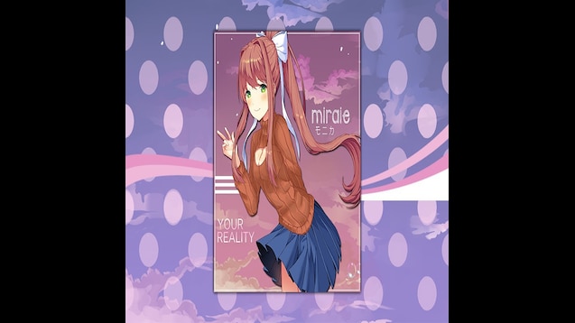 Steam Workshop Doki Doki Monika Your Reality Miraie Remix