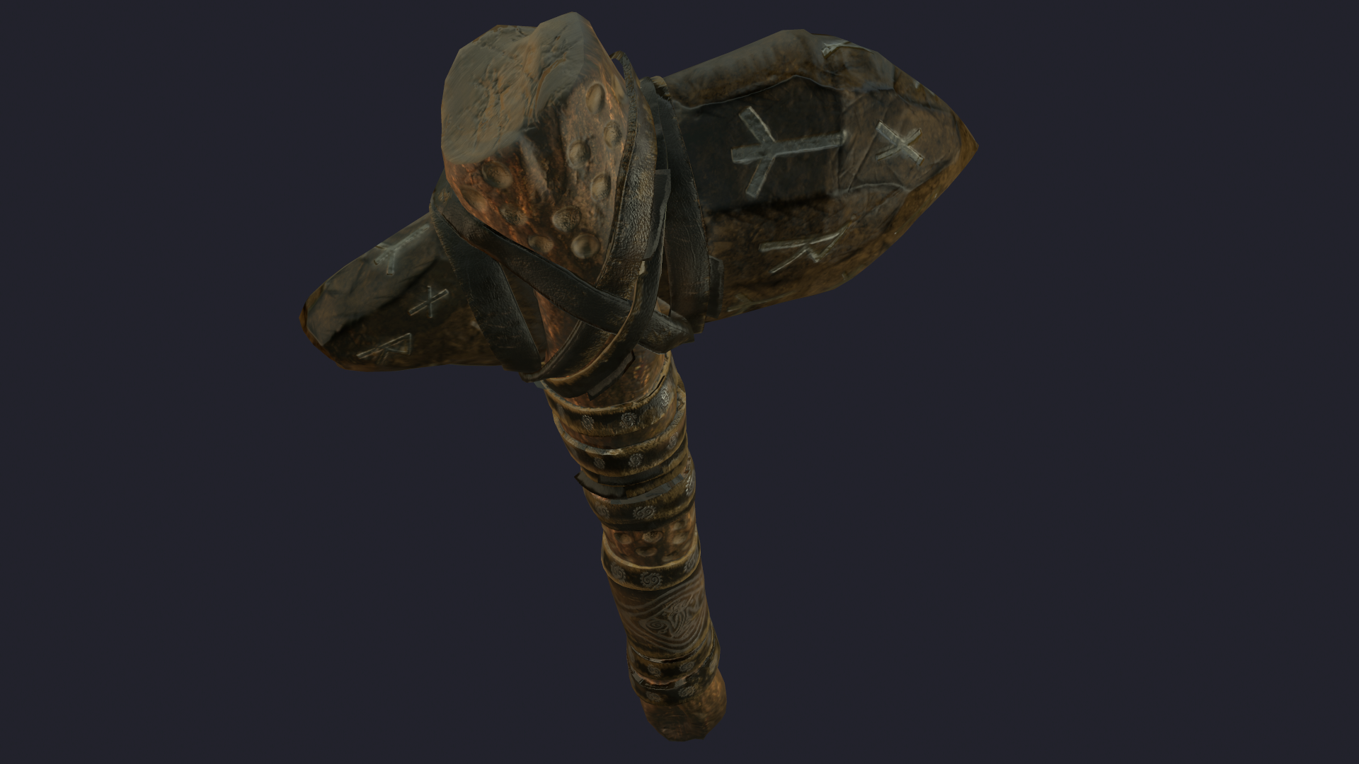 Ancient Gods Stone Hatchet thumbnail 3