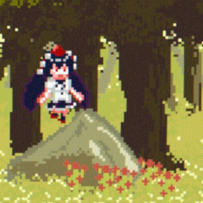 Pixel Aya Live Wallpaper (Aya Shameimaru Wallpaper)