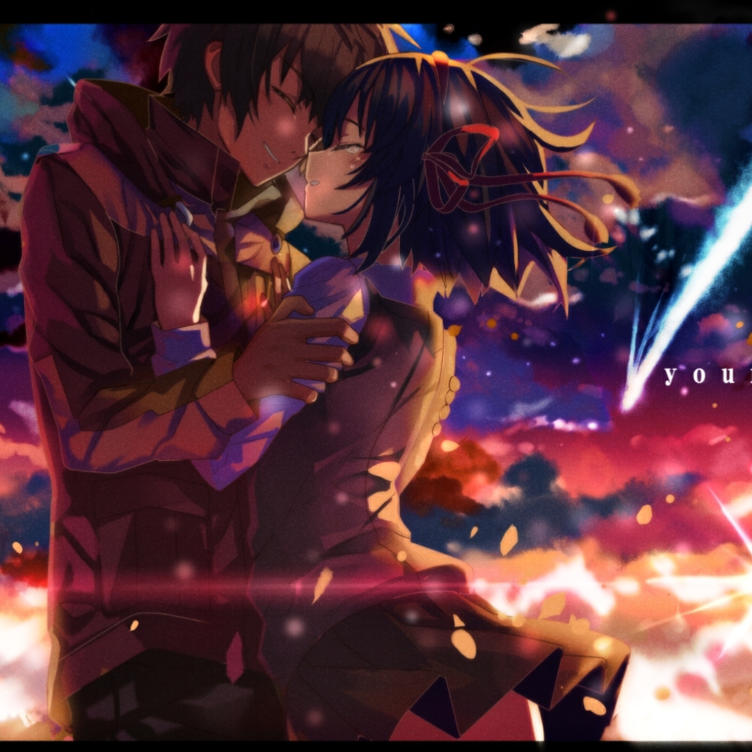 Featured image of post Taki And Mitsuha Kiss I guess that s why mitsuha is embarrassed when she finds out taki drank her kuchikamisake and calls him a pervert