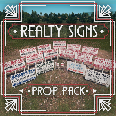 Realty Signs Prop Pack Skymods
