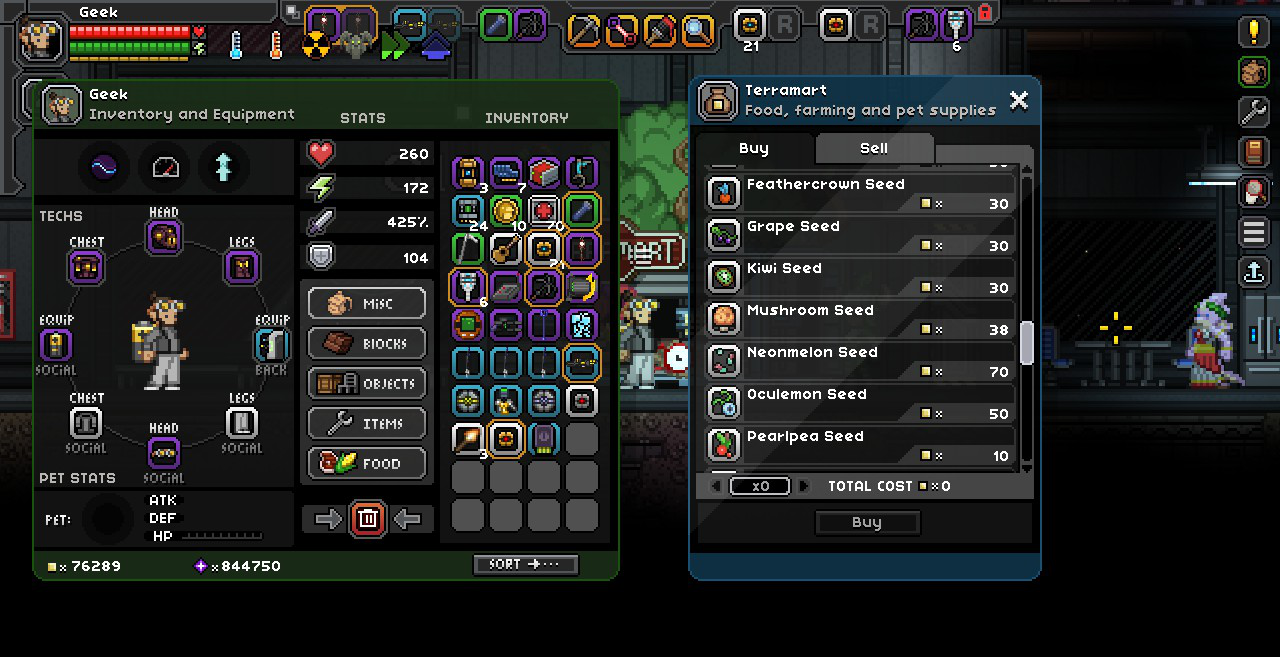 starbound how to get more seeds