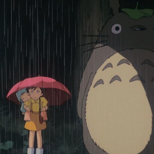 Steam Workshop::1920x1080 Totoro in the rain with song