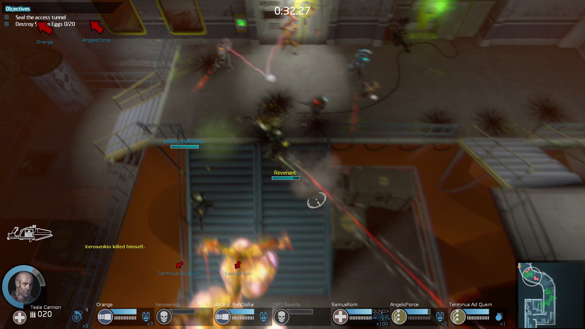 alien swarm reactive drop touchscreen