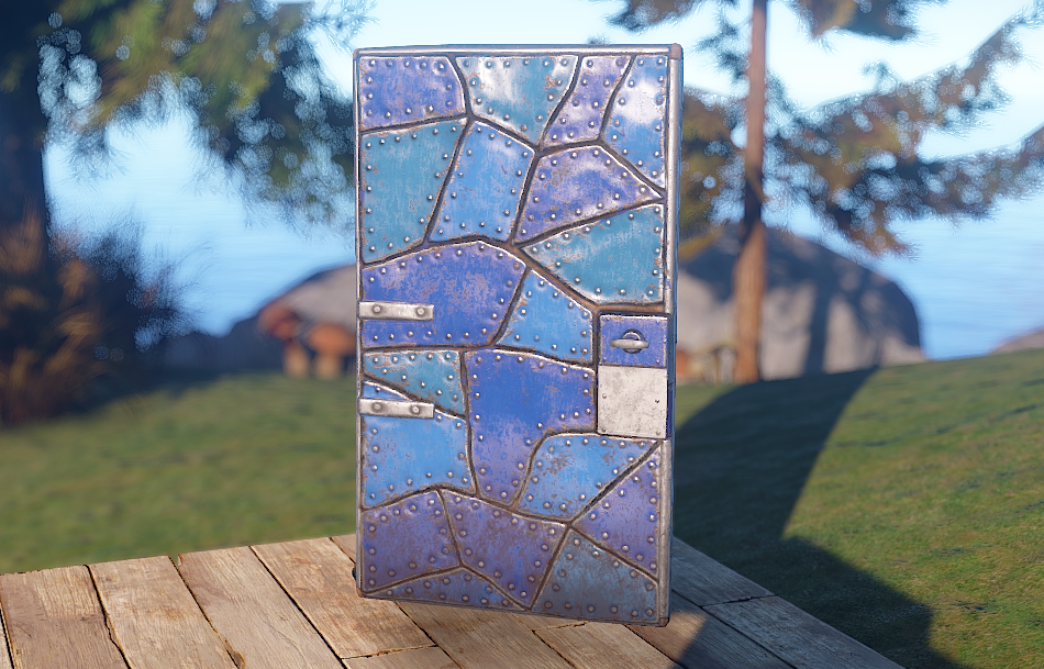 Blue Puzzle Door screenshot 1