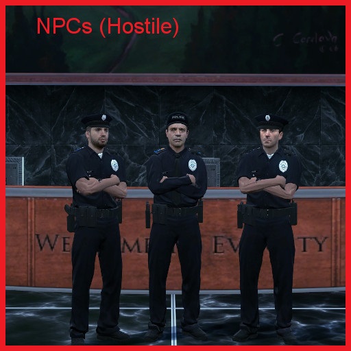Phase 2 ECPD Officers NPCs (Hostile)