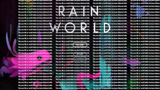 Save this world. Сохранения Rain World. Rain World символы. Rain World предметы. Rain World Святой.