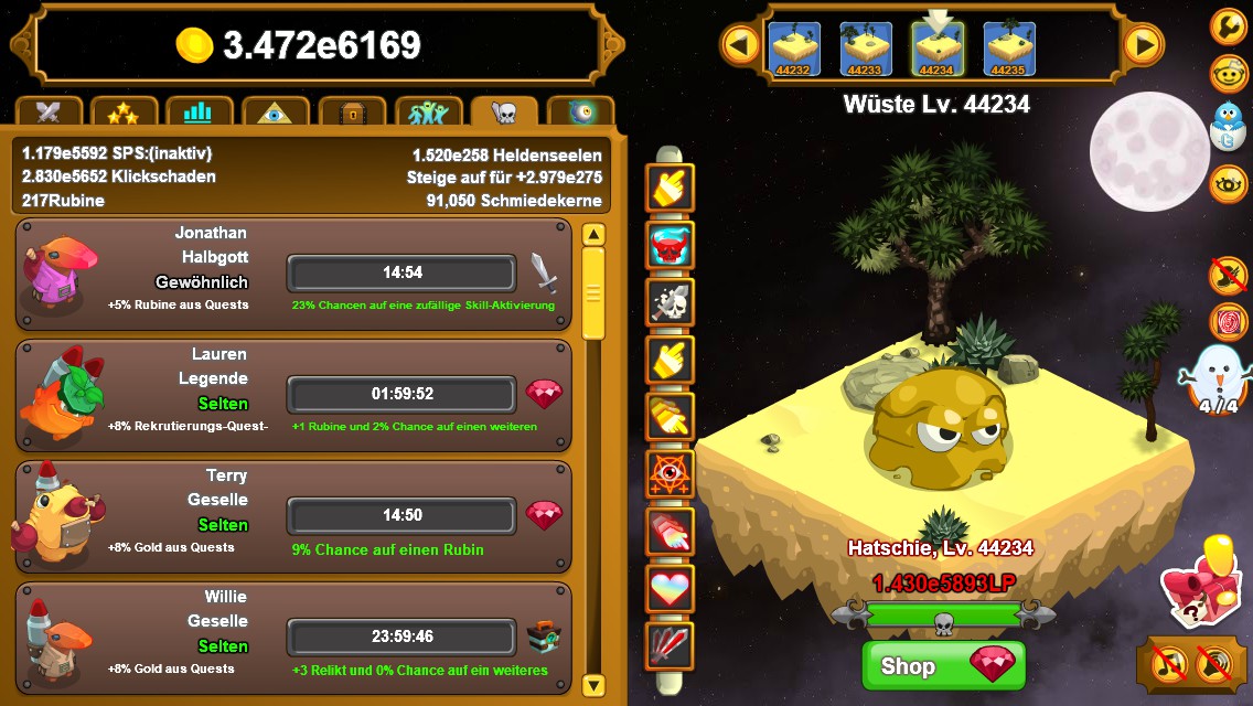 clicker heroes 2 unblocked no flash