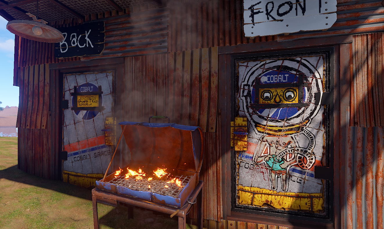 Cobalt Graffiti Door thumbnail 2