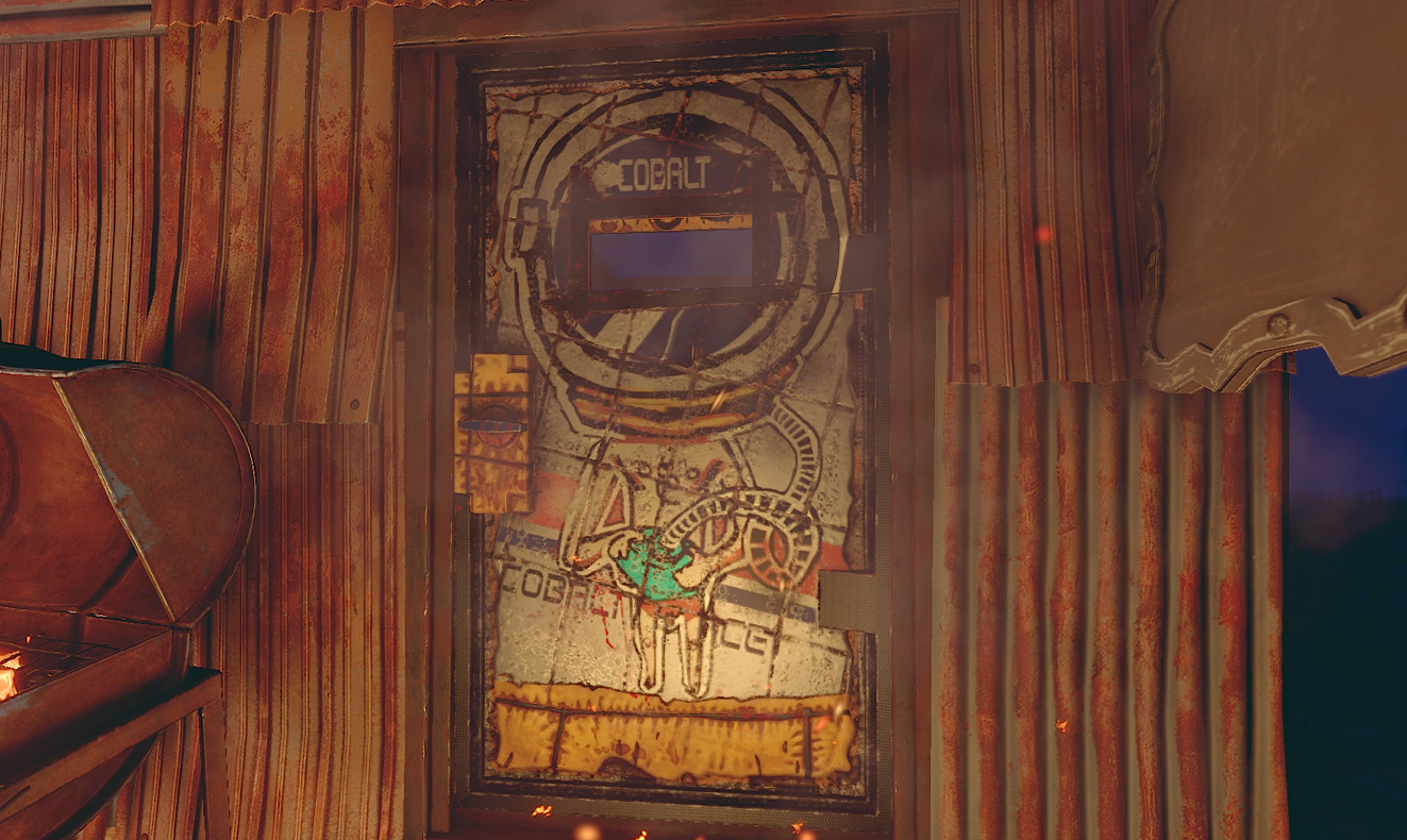 Cobalt Graffiti Door thumbnail 5