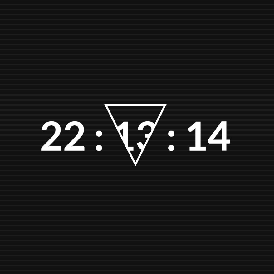 Glitch Clock