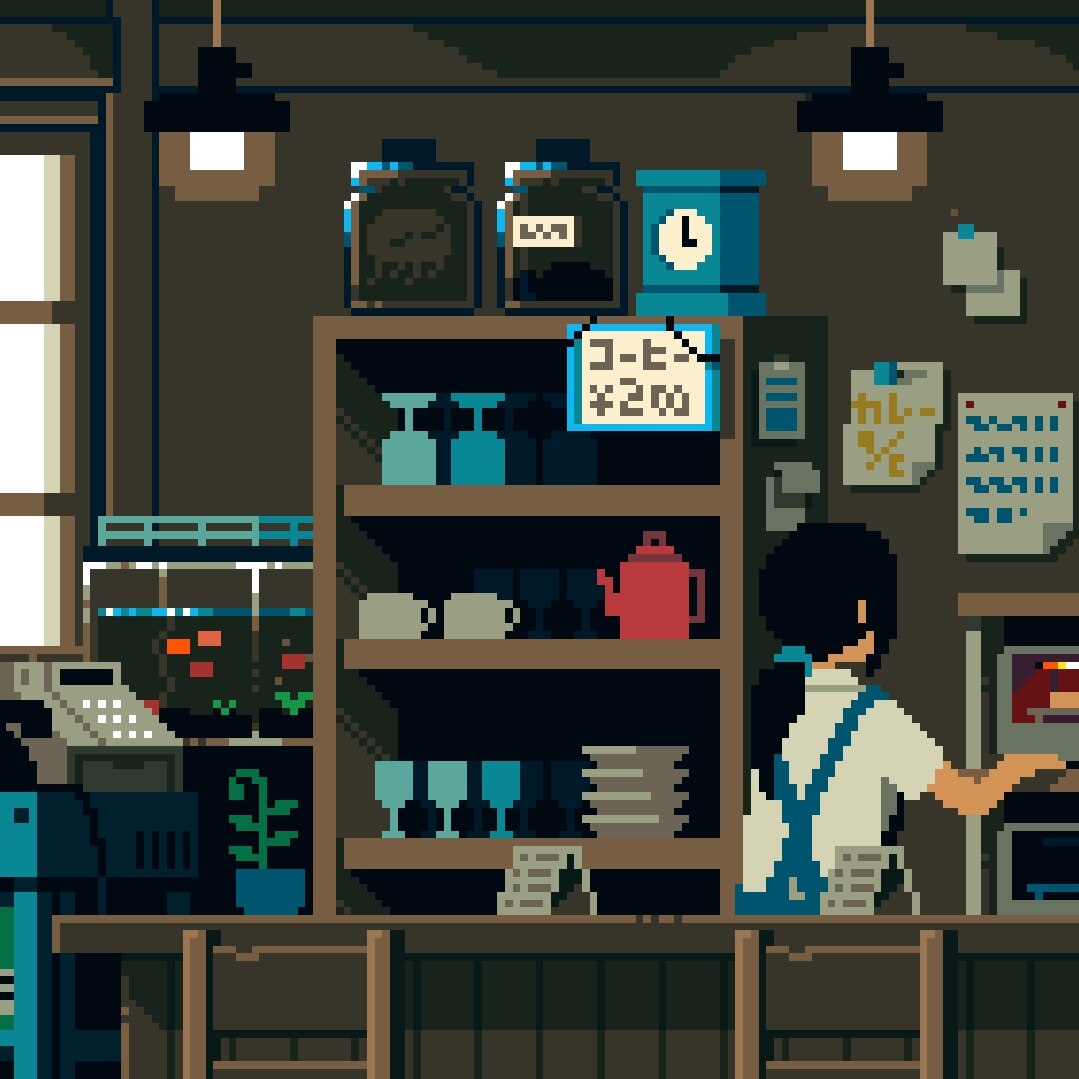 Coffee Shop│8-Bit Anime