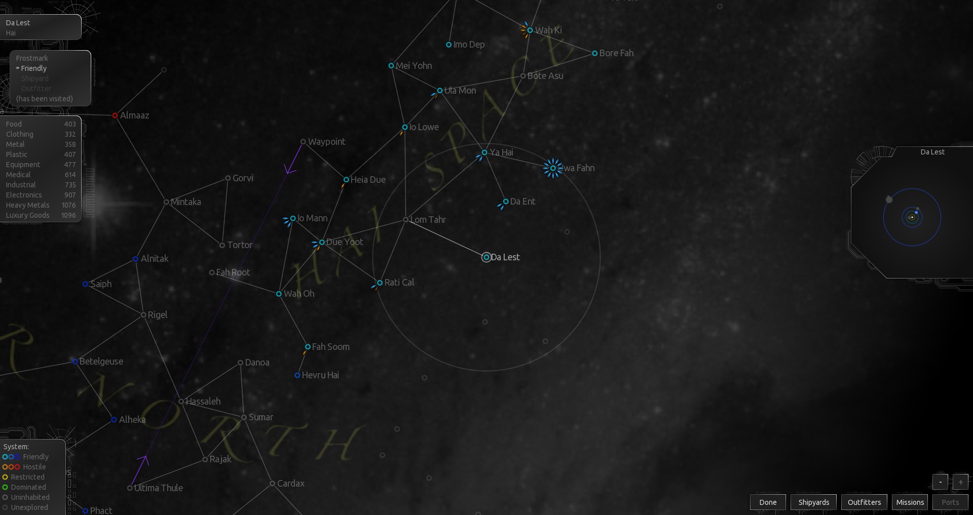 endless sky complete map