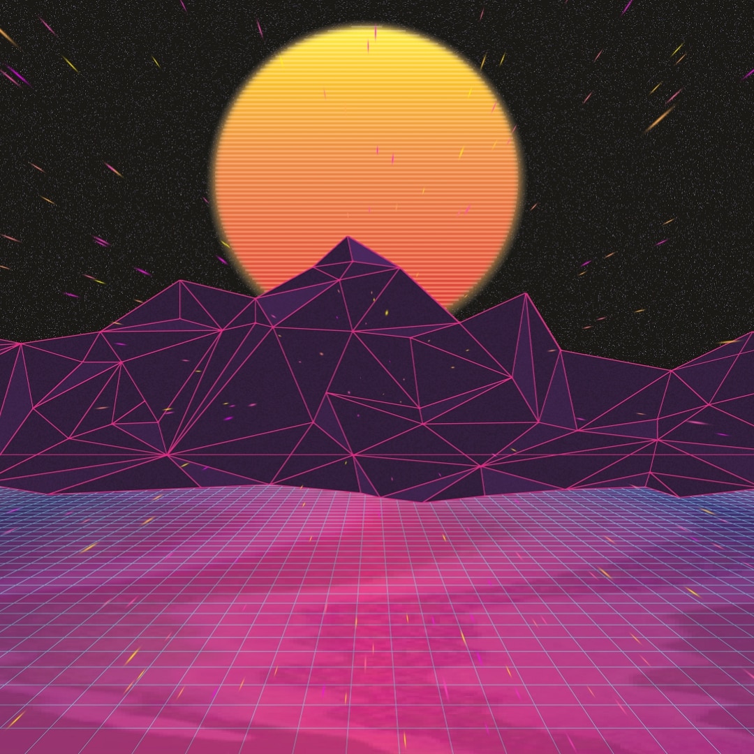 Moving Vaporwave Particles | Wallpapers HDV