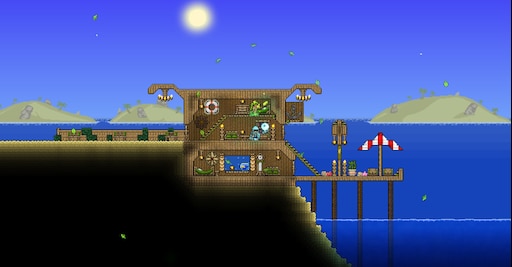 Terraria a toxic downpour falls over the wasteland seas фото 90