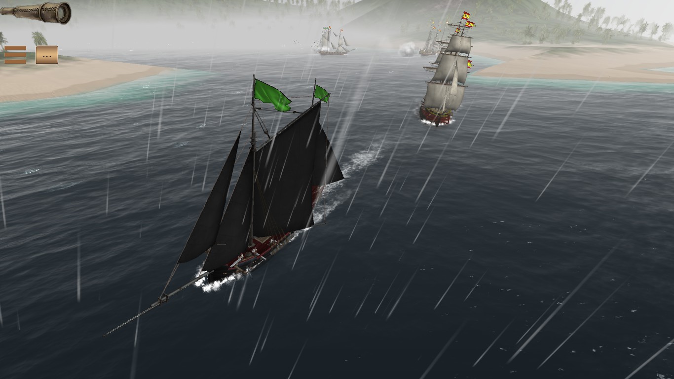 the pirate caribbean hunt sibgle ship command