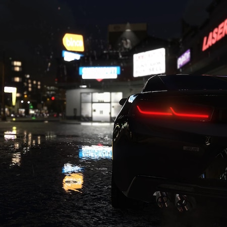 GTA V - Rainy Night 1080p60fps