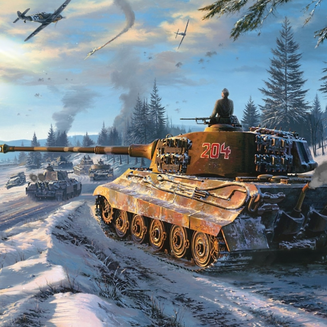 World War 2, Tiger 2 Convoy (King Tiger)