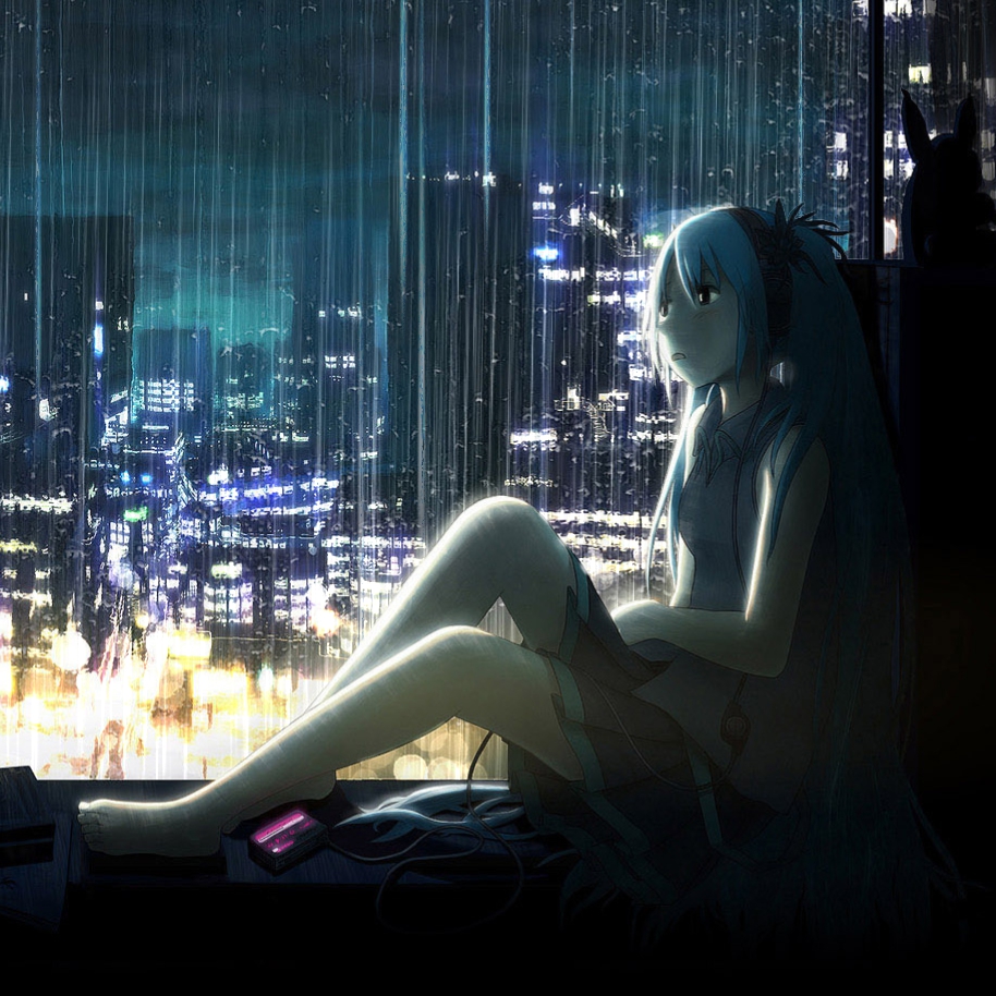 Hatsune Miku Rain Live Wallpaper Engine Free | Download ...