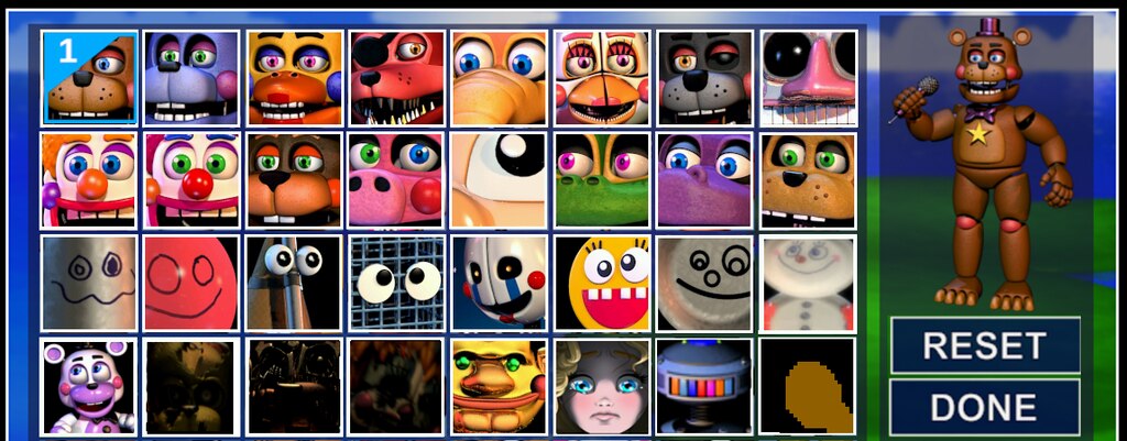 Steam Community Freddy Fazbear S Rpg Simulator Character Select