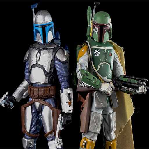 Shops Starwars boba Fett and Jango fett