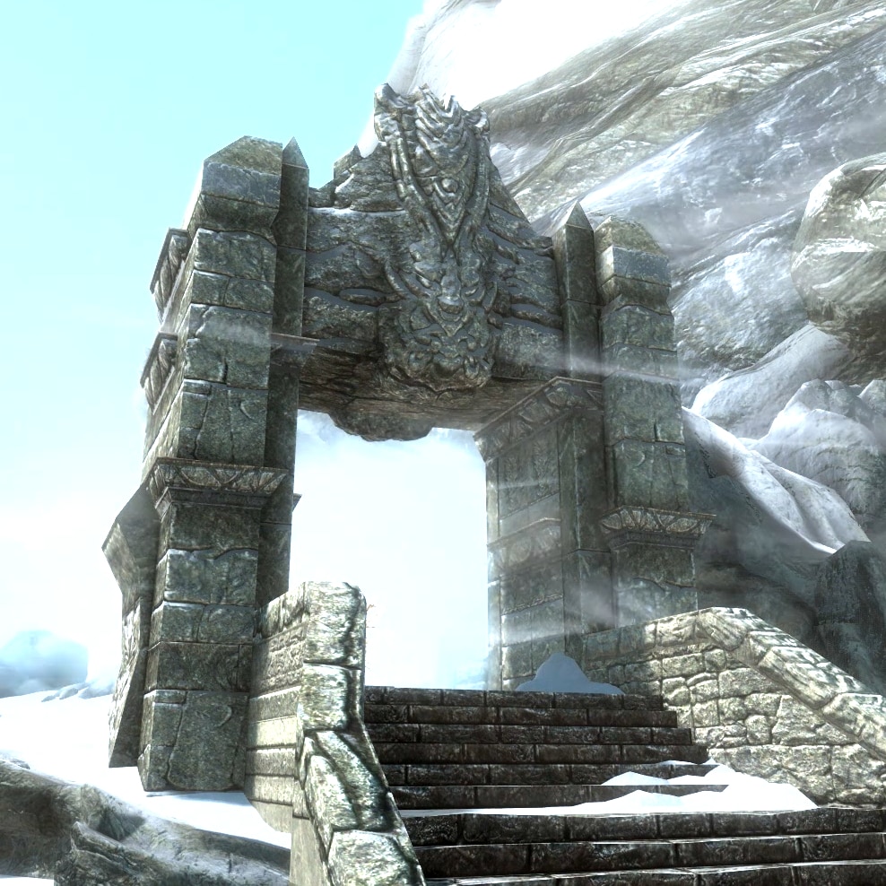 Skyrim - Hrothgar Gate 天际 - 高吼峰大门 [1080P]