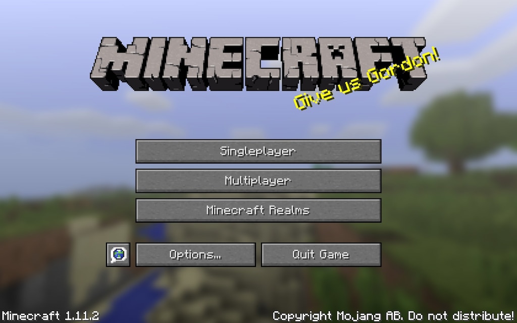 Steam Community Screenshot The Minecraft Title Screen