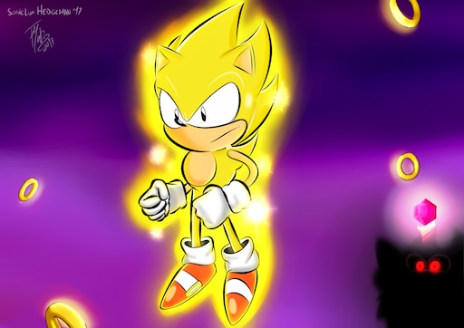 Сообщество Steam :: :: Super Sonic fan art! 