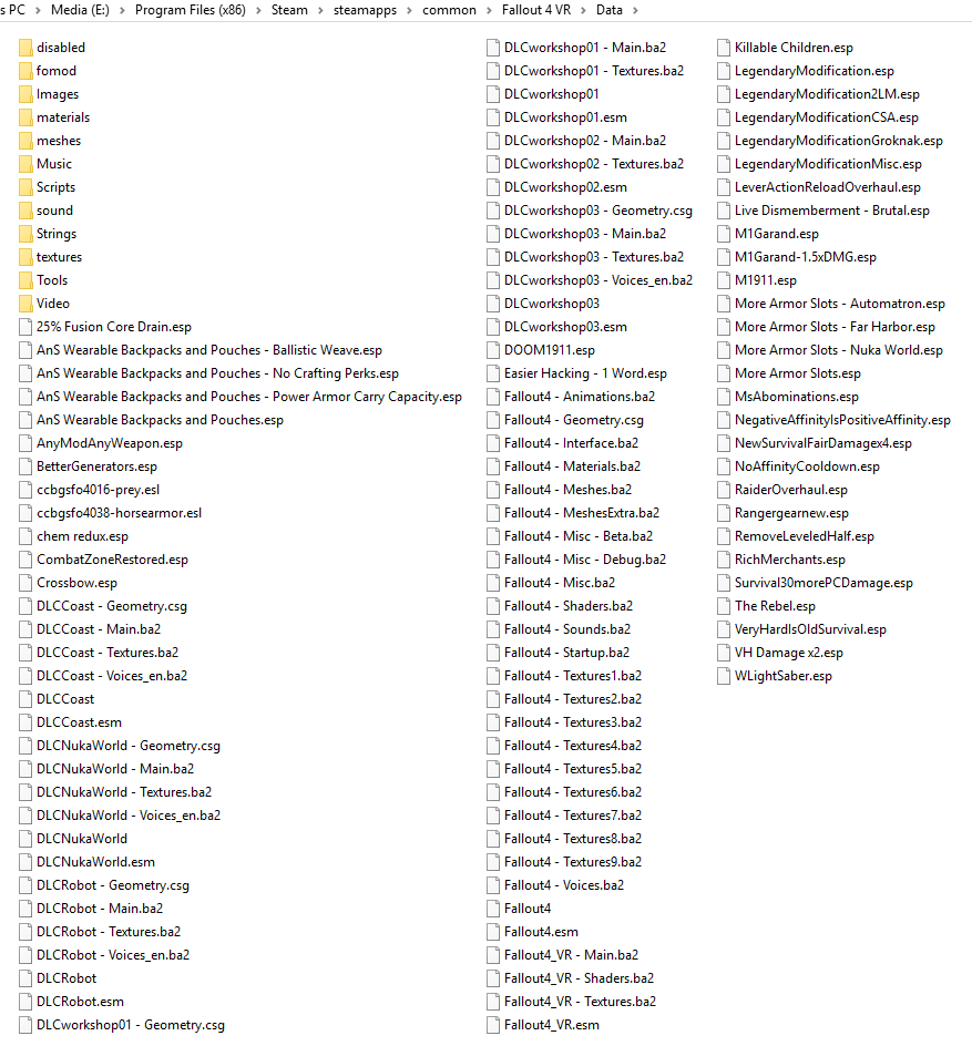 Steam Community Guide :: Rough guide to loading mods/saves/DLC from standard Fallout 4