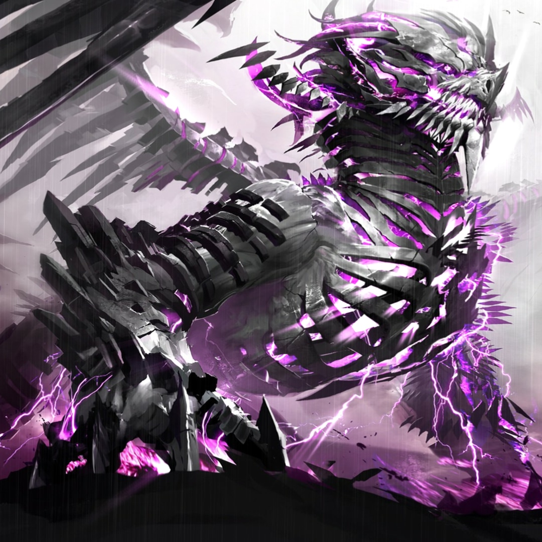 Lightning/Crystal dragon (The Shatterer - Guild wars 2)