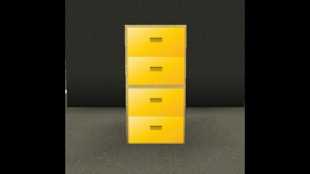 Steam Workshop Office Cabinet Yellow Double