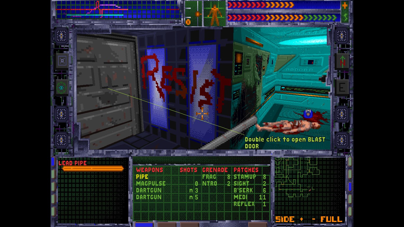 system shock enhanced edition stuck