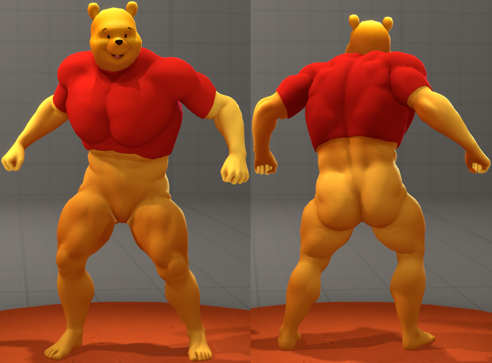 Steam Workshop::Buff Winnie the Pooh.