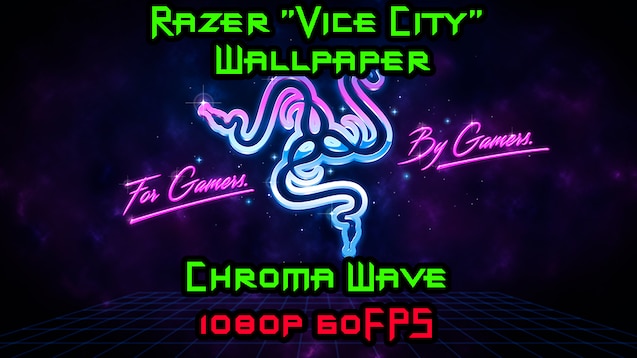Steam ワークショップ Razer Vice City Wallpaper Chroma Wave