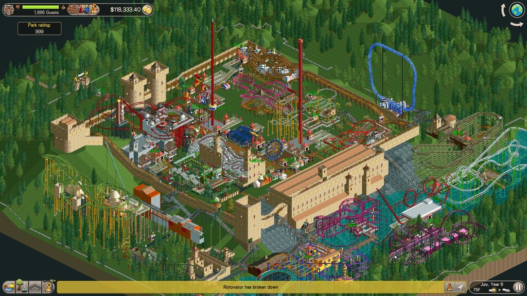 Comunidade Steam RollerCoaster Tycoon Classic