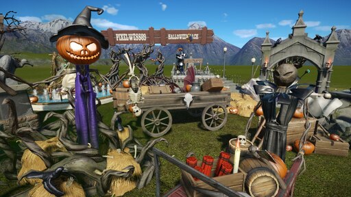 Steam Workshop Halloween Decoration Pack contains 15 items