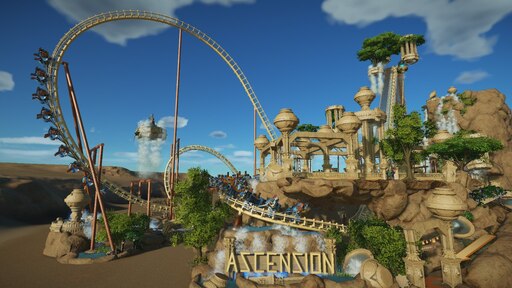 Steam Ascension Arrow 4D Coaster