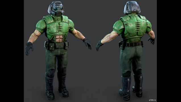 Doomguy Minecraft Skin