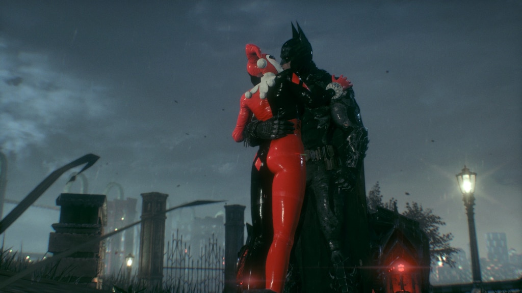 Cộng đồng Steam :: Ảnh chụp màn hình :: Batman and Harley Quinn kissing.  The best screenshot I have ever taken. :) 'Mr. J who?'